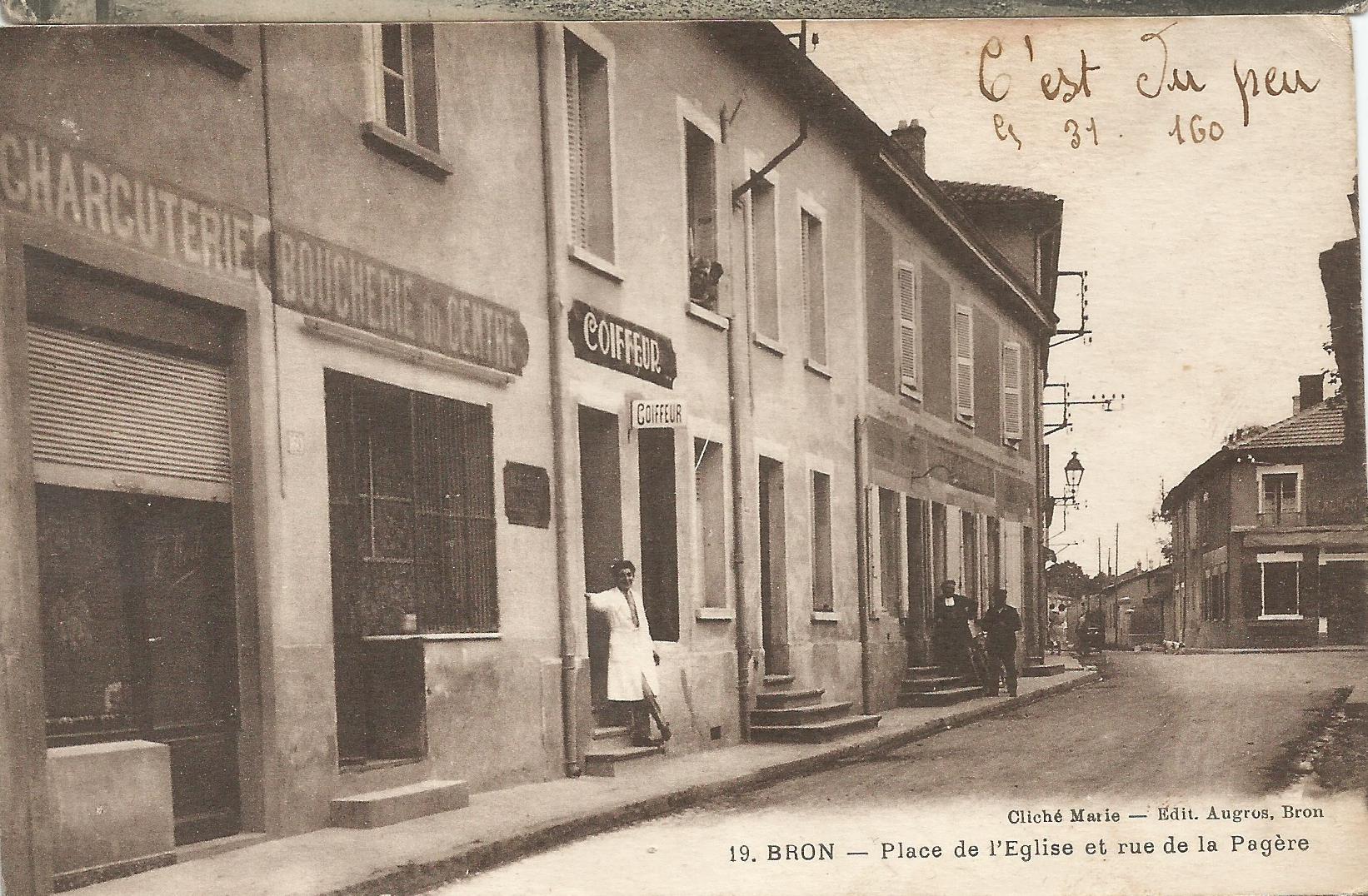 Place Curial côté ouest en 1910