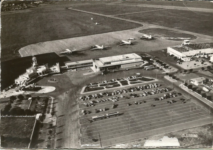 Aéroport de Bron en 1968