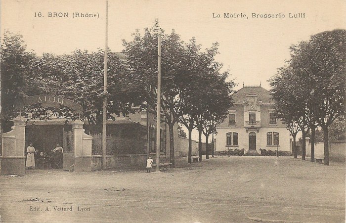 Carte-postale ancienne de la mairie de 1907