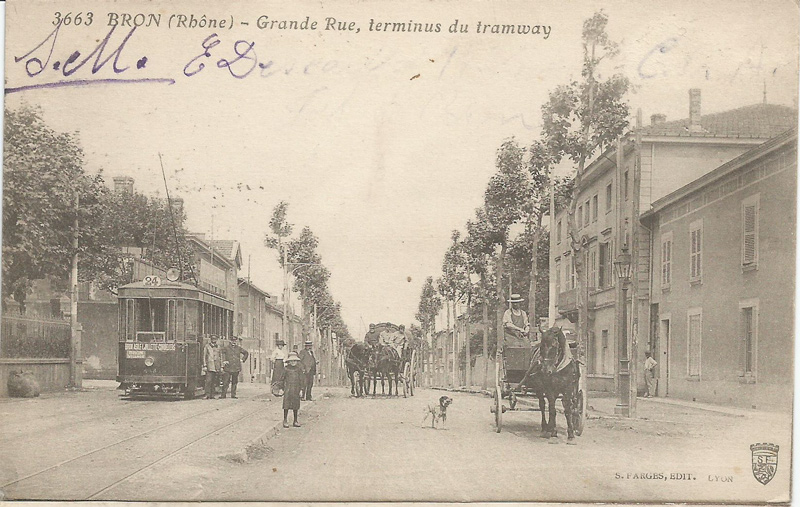 Tramway en 1914