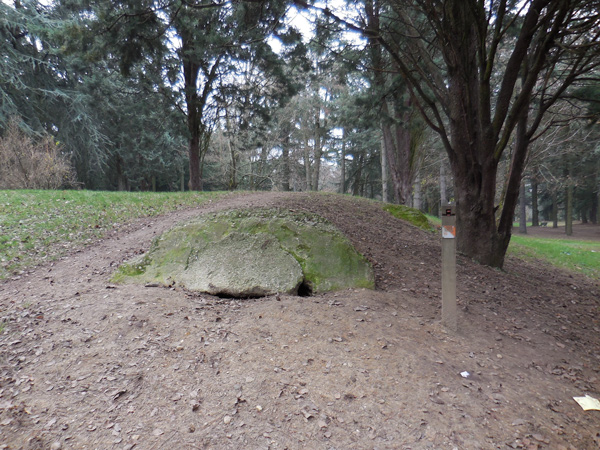 Le sommet du blockhaus de Parilly