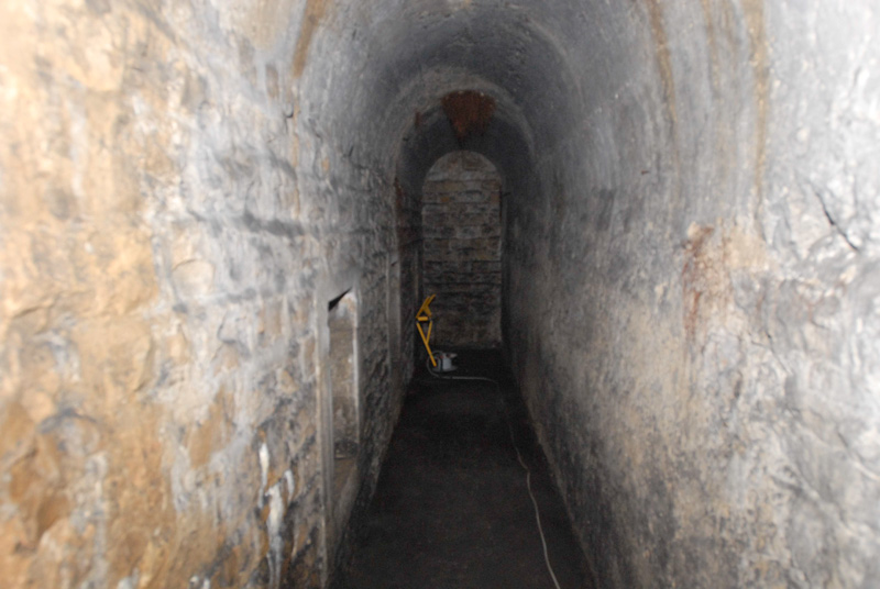 Couloir d'accès de la batterie de Parilly