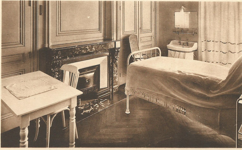 Une chambre particulière de l'hôpital