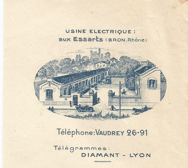 L’usine Jacquet, rue des Essarts en 1921