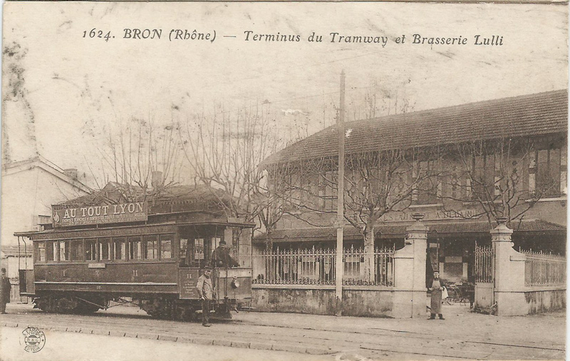 La brasserie Lulli, en 1919