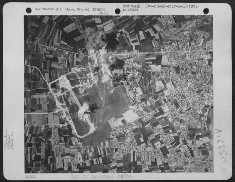 Le bombardement de Bron le 30 avril 1944