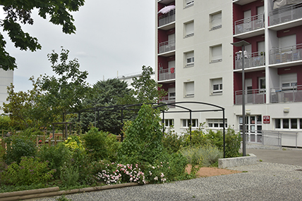 Le jardin de la résidence Marius ledoux