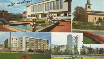 Terraillon, emblème de Bron vers 1970 (en bas, à g.)
