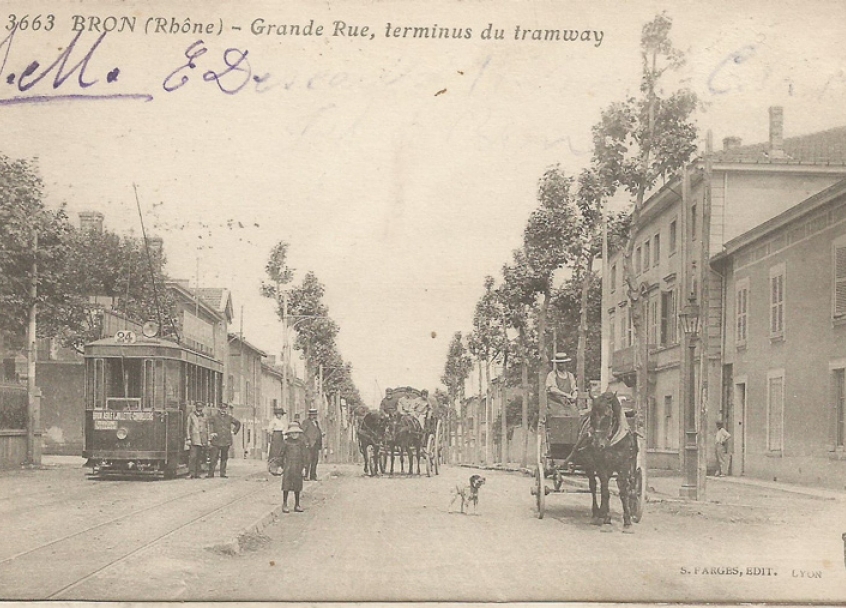 Tramway en 1914