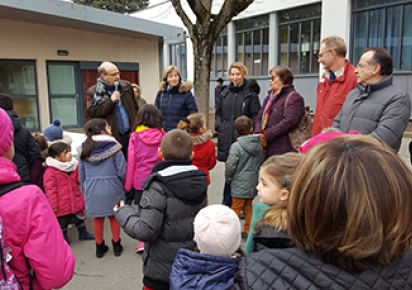 Inauguration des travaux de rénovation de l'école Jules Ferry